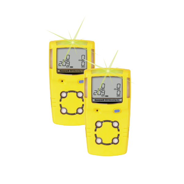 GasAlertMicroClip XL 4-Gas Detector Combustible (% LEL), oxygen (O2), hydrogen  sulfide (H2S), carbonmonoxide (CO) – yellow housing MCXL-XWHM-Y-NA  BestgasTech